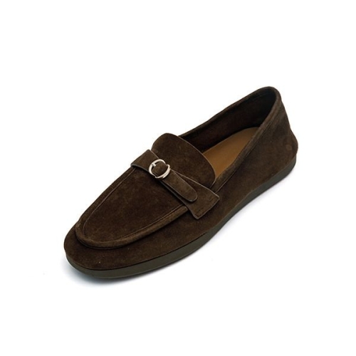 오브엠 센터 버클 포인트 레더 로퍼_S21OF763 2color_이미지