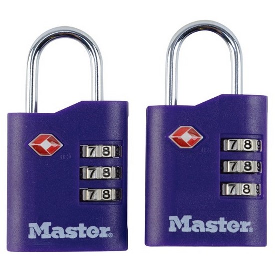 마스터락 TSA 넘버열쇠 2P 세트 4686EURT_이미지