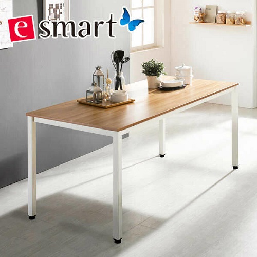 e스마트 스틸 일자다리 식탁 1800x800 (의자별도)