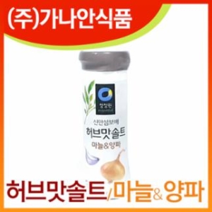 가나안 허브맛솔트 마늘&양파 청정원     가나안식품  생닭 영계 토종닭 오골계 닭백숙 오븐 에어프라이어 통닭구이 양념치킨소스