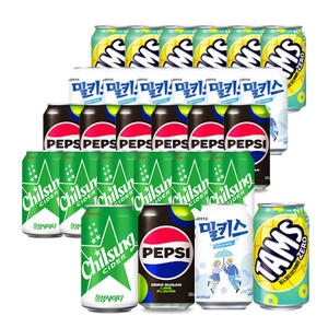 롯데칠성음료 롯데칠성 단독기획 탄산캔 패키지 24입