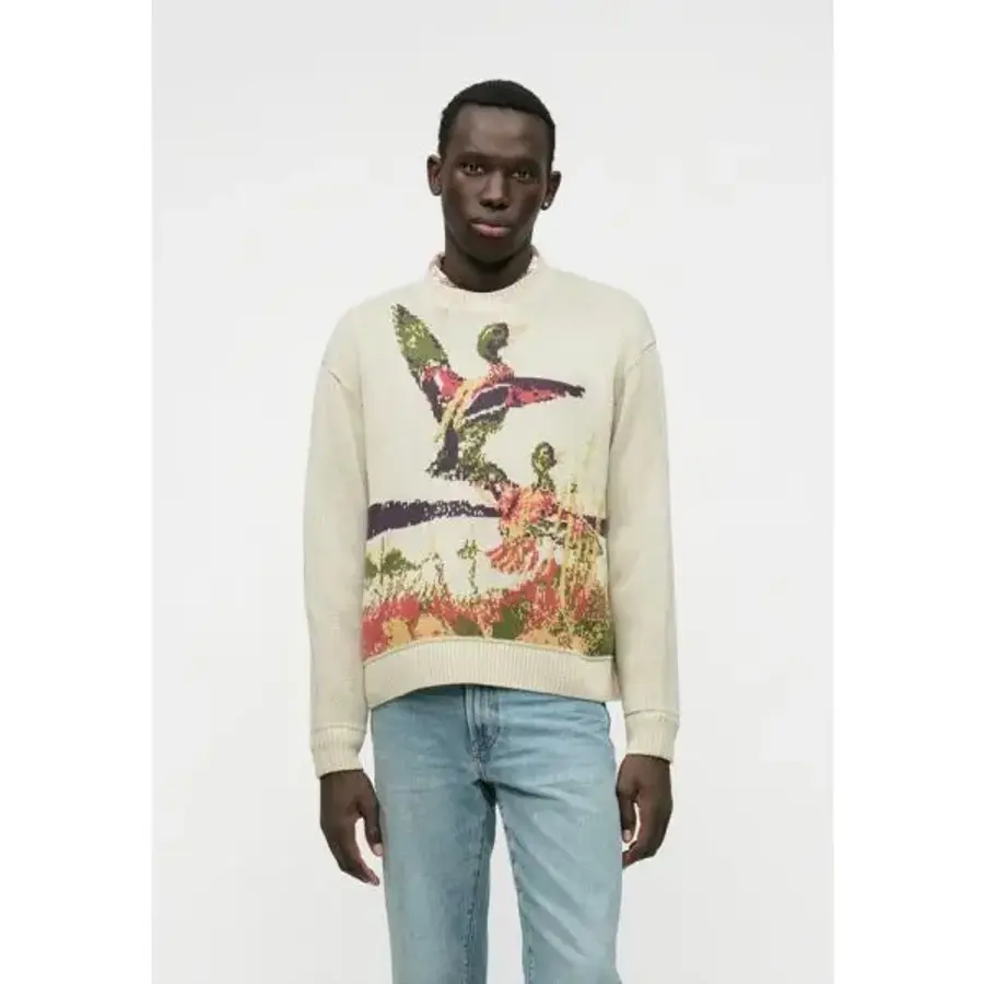 아베크롬비 Fitch 아버크롬비 앤 피치 아카이브 덕 크루 점퍼 베이지 7657039