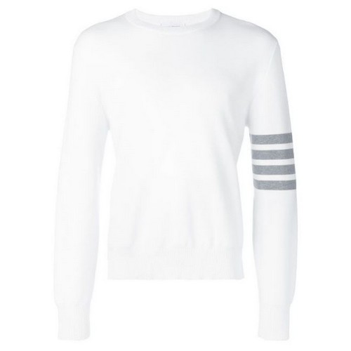 톰브라운 밀라노 스티치 사선 니트 MKA202A 00219 (100, 화이트)_이미지