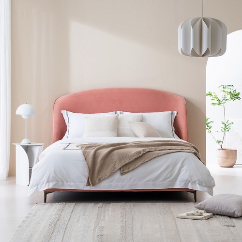 가구모티브 루나 조야 패브릭 쿠션 헤드 호텔 침대 SS (매트별도)