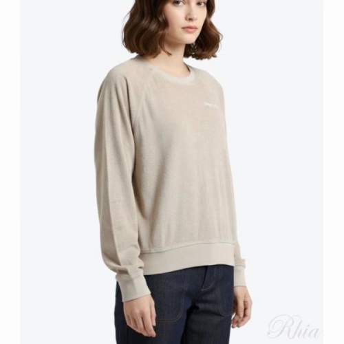 스포티앤리치 시러큐스 테리 크루넥 엘리펀트 화이트 154130370_이미지