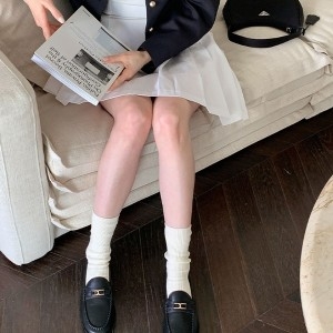  스터드 쿠션 데일리 로퍼 단화 3cm MDBL66061