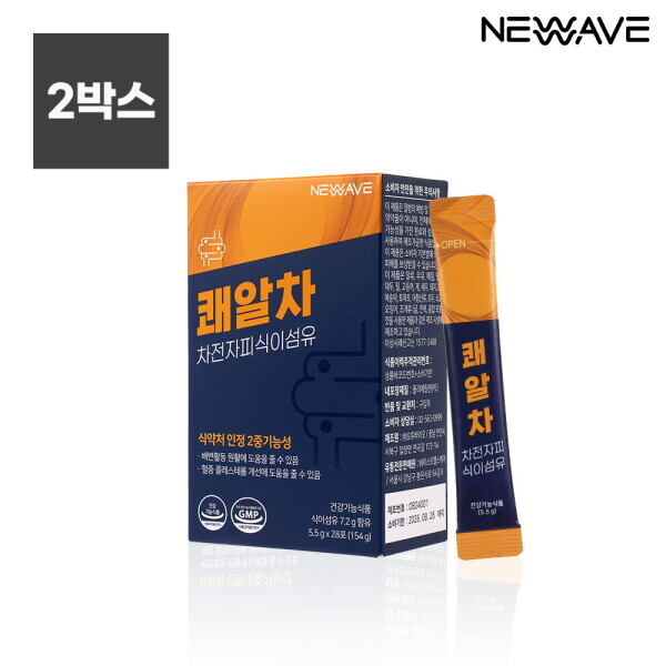 뉴웨이브 쾌알차 쾌변엔 차전자피 식이섬유 28포 (2개)