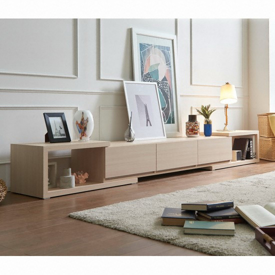 장인가구 레미 듀얼 확장형 거실장 2700_이미지