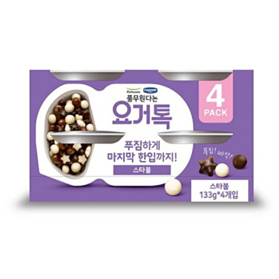 풀무원다논 요거톡 스타볼 133g (10개)