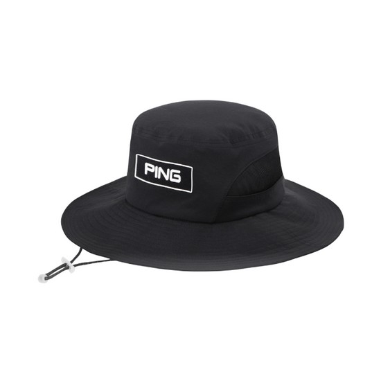 핑 메쉬 패치 버킷햇 111E2CP005_BK_이미지