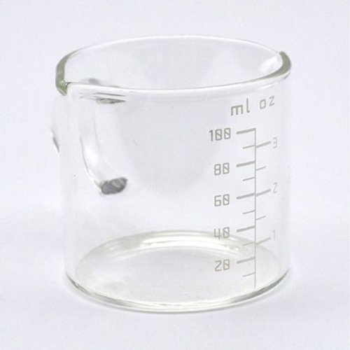 마카 유리 계량컵 비커 용량컵 제빵 계량컵 100ml_이미지