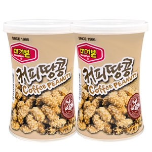 머거본 커피땅콩 캔 130g (2개)_이미지