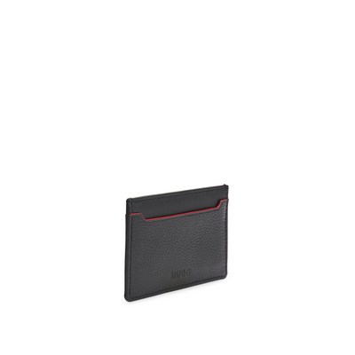 휴고보스 Grained-leather card holder with embossed logo New Subway_Cardcase 5.._이미지