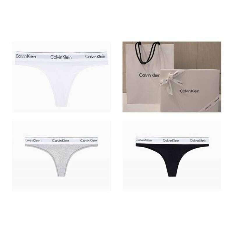 캘빈클라인 여성 모던코튼 티팬티 F3786D-100-3 559553_이미지