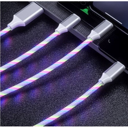 채우다공간 3in1 LED 멀티 케이블