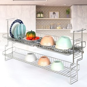 광폭 부착식 슬라이드씽크선반 800 2단