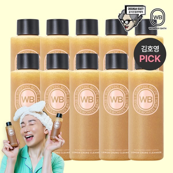 원더바스 조성아 레몬청 클렌저 트위스트캡 허니&레몬 200ml (10개)_이미지