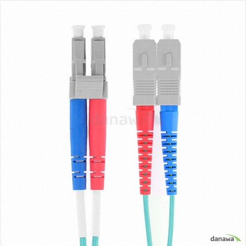 강원전자 NETmate 10G 광점퍼코드 LC-SC-2C-멀티모드 (NMC-LS450M, 50m)_이미지