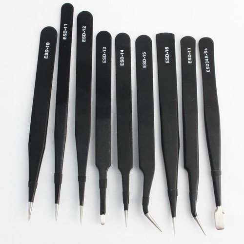 정밀 핀셋 9종 세트 DM2735 (9pcs)_이미지