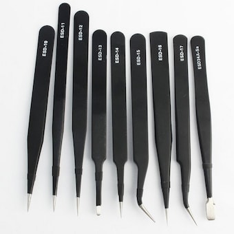 정밀 <b>핀셋</b> 9종 세트 DM2735 (9pcs)