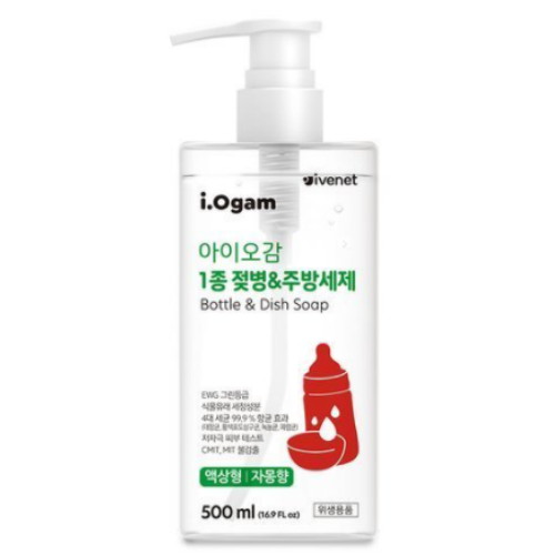아이배냇 아이오감 1종 젖병&주방세제 액상형 500ml (1개)_이미지