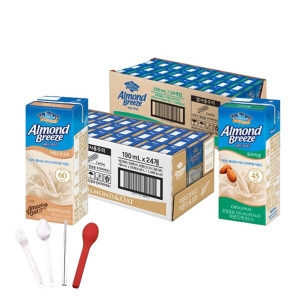 블루다이아몬드 아몬드 브리즈 오리지널 190ml 24개 + 아몬드&오트 190ml 24개