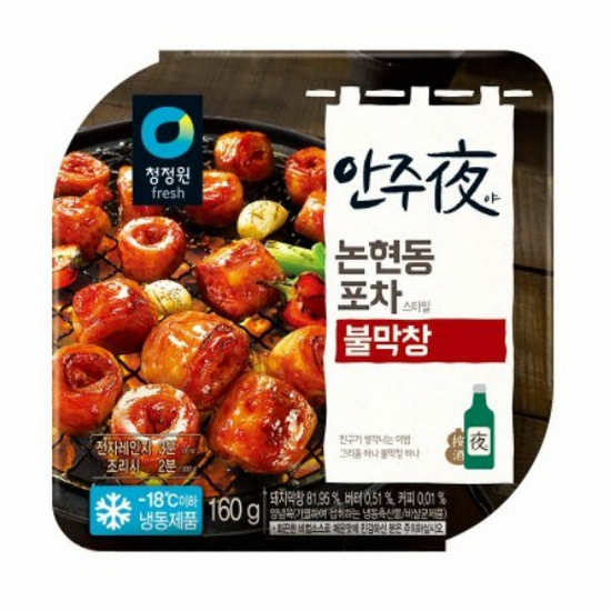 대상 청정원 안주야 논현동 포차스타일 불막창 160g (3개)_이미지