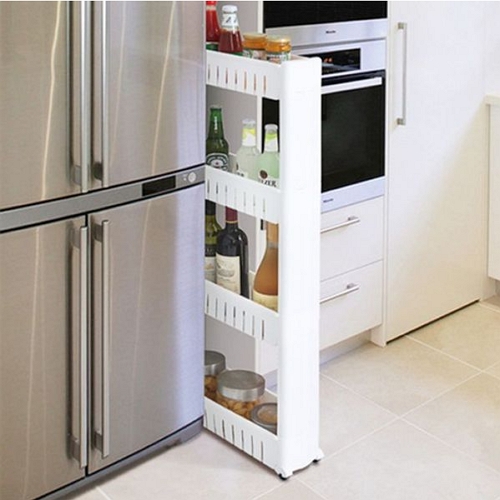 다니즈 4단 이동식 틈새수납장 540