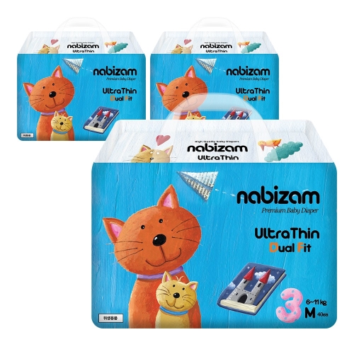 나비잠 울트라씬 듀얼핏 밴드형 중형-공용 (120매)_이미지