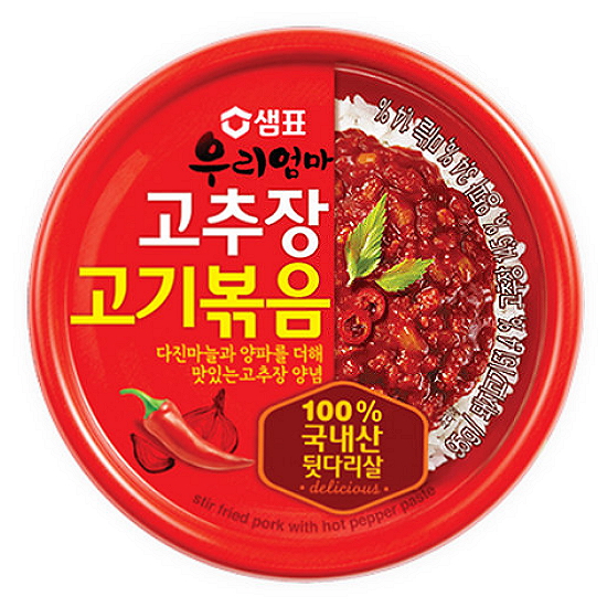 샘표식품 우리엄마 고추장 고기볶음 95g (3개)_이미지