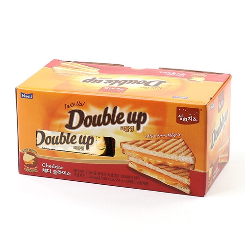 상하치즈 더블업 체다 슬라이스 치즈 240g