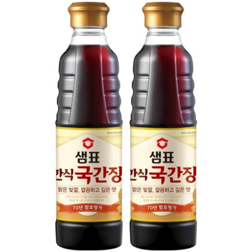 샘표 한식 국간장 500ml (2개)_이미지