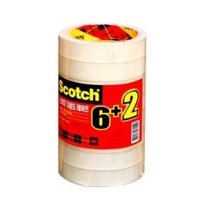 3M 스카치 다용도 테이프 502 리필 8롤 18mm x 20m