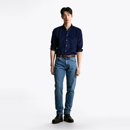 타미힐피거 TOMMY HILFIGER Asian regular fit 솔리드 코듀로이 셔츠 T12F7WSH120MT2BCL T12F7.._이미지