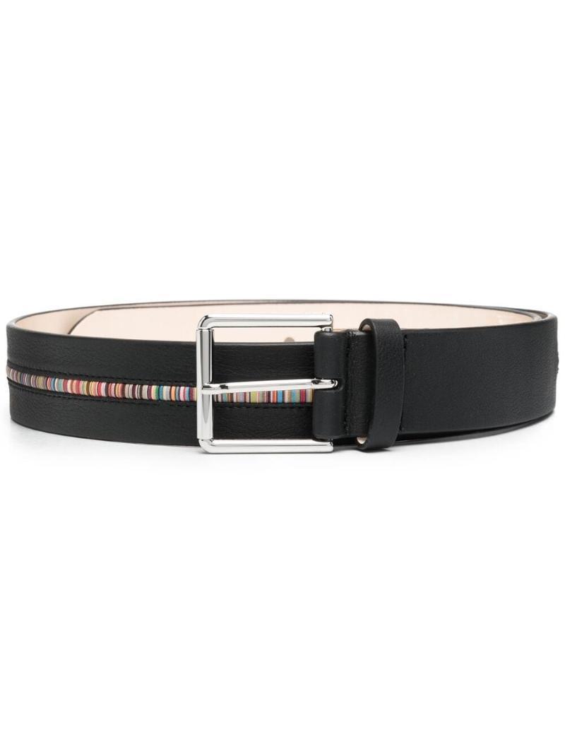 �����̽� NB30 ���� ��Ʈ SIGNATURE STRIPE LEATHER BELT M1A5775BINSTB79