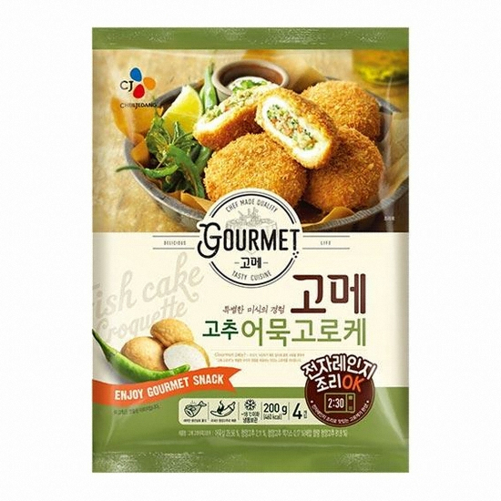 CJ제일제당 고메 고추어묵 고로케 200g (2개)