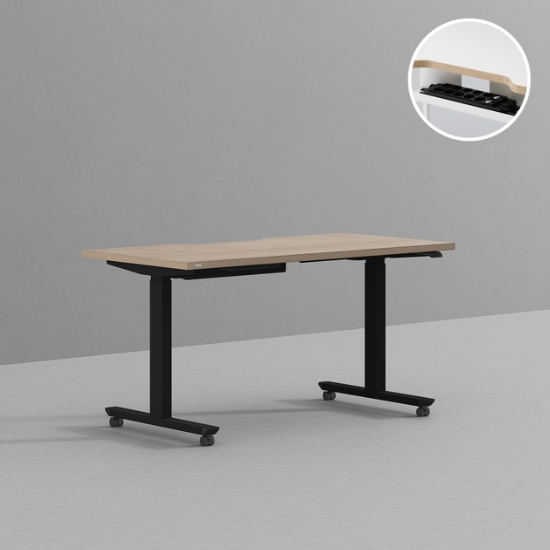 데스커 알파 이동형 모션 스탠딩책상 (1400x700)