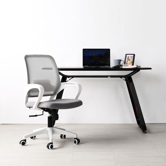 린백 화이트바디 책상 의자 LB11MS