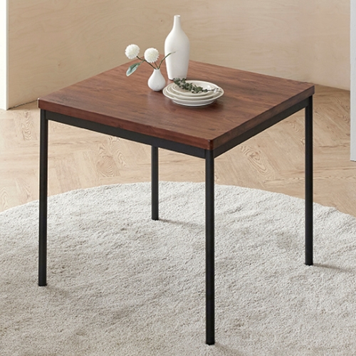 핀란디아 레드파인 원목 식탁 800 (의자2개)_이미지