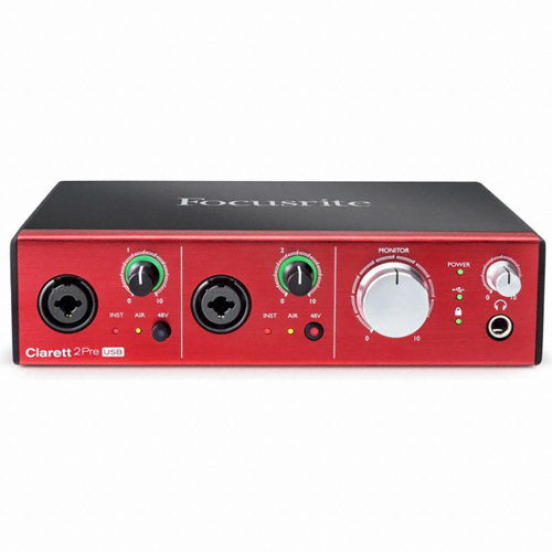 Focusrite Clarett 2Pre USB이미지입니다. 누르면 해당 게시물로 새창이동합니다.