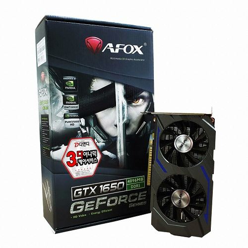 AFOX ������ GTX 1650 D5 4GB DUAL