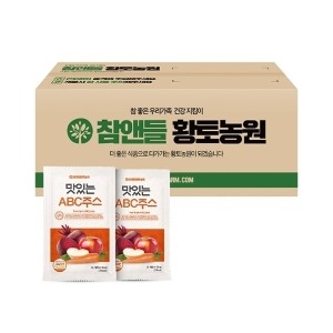 참앤들황토농원 맛있는 ABC쥬스 100포 실속포장
