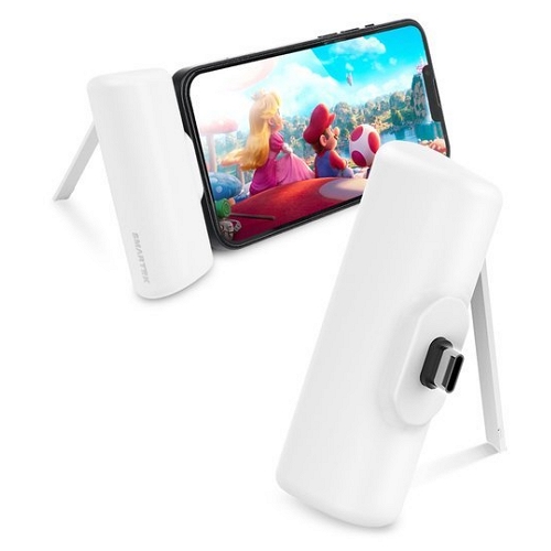 이음전산 스마텍 일체형 보조배터리 STPB-DB1 5000mAh (8핀, 2개)