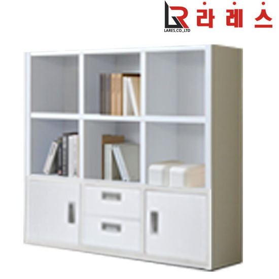 PET 3단 수납 책장 1200