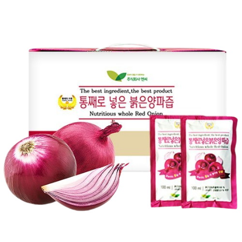 NC생활건강 황제의아침 통째로 넣은 붉은양파즙 100ml 30포 (1개)_이미지