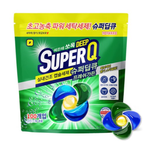 실내건조 캡슐세제 프레쉬가든 100개입