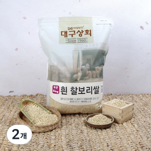 대구상회 국산 찰보리쌀 (4kg,2개)_이미지