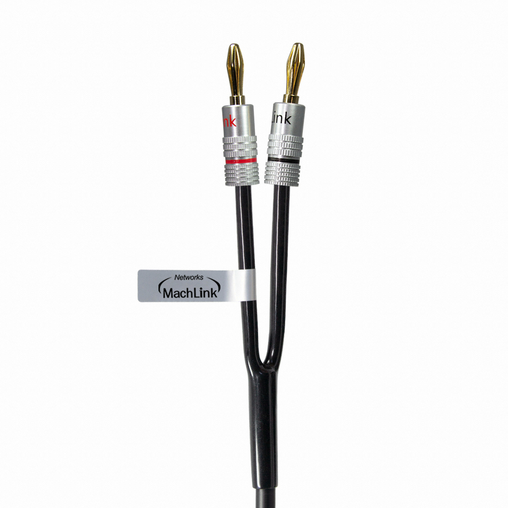 마하링크 국산 블랙 50C 바나나플러그 케이블 (ML-5PN30, 30m)_이미지
