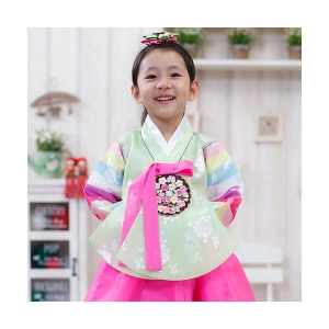 럭셔리한복   럭셔리한복  410.연화당의연두 여  여아한복 돌한복 아동한복 추가금無
