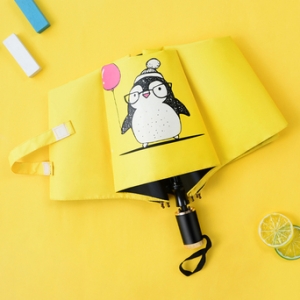 LG생활건강 캐릭터 캐릭터 UV 암막 양산 우산 3단 접이식 양우산